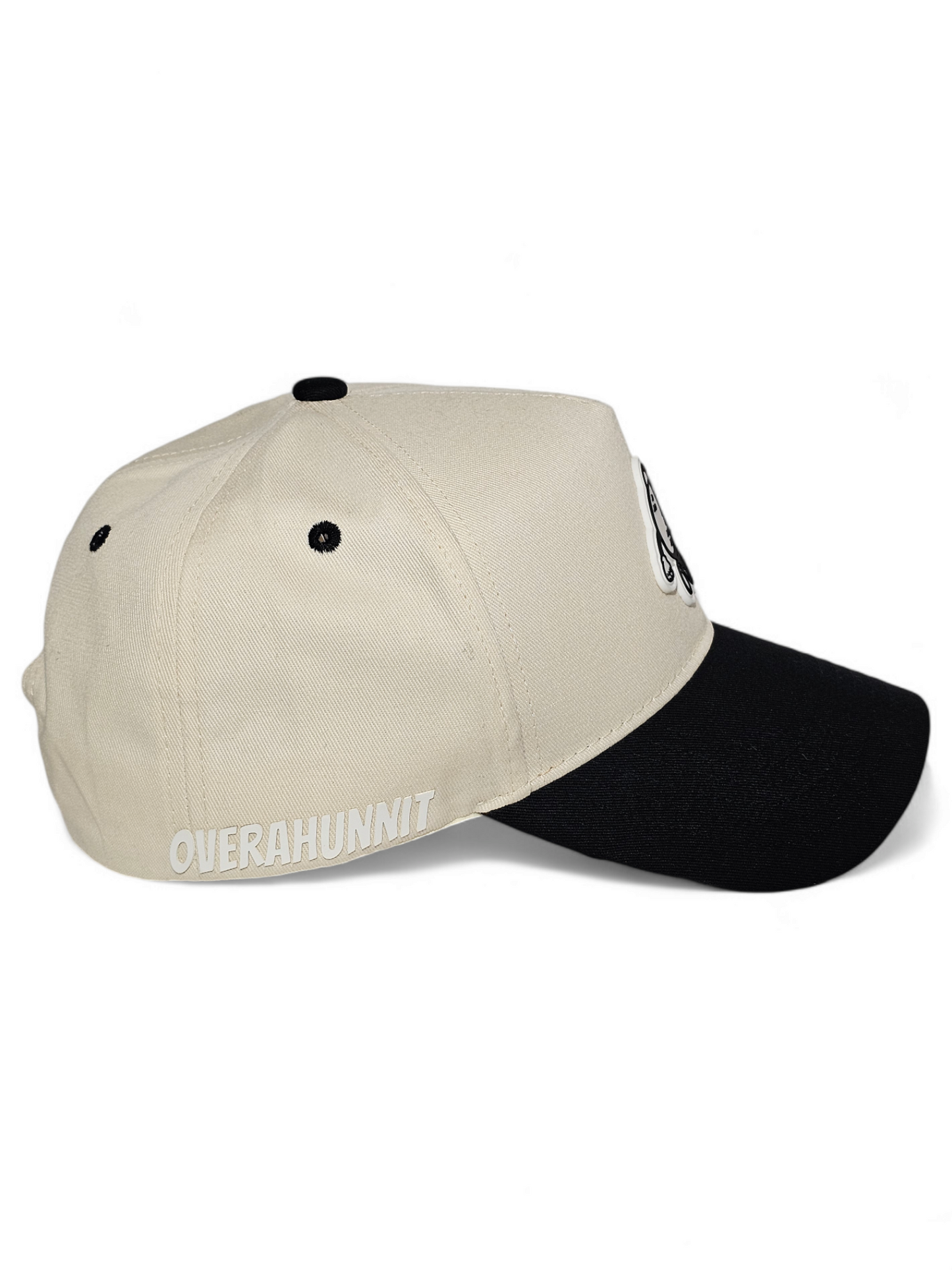 Black/ Beige SnapBack Hat