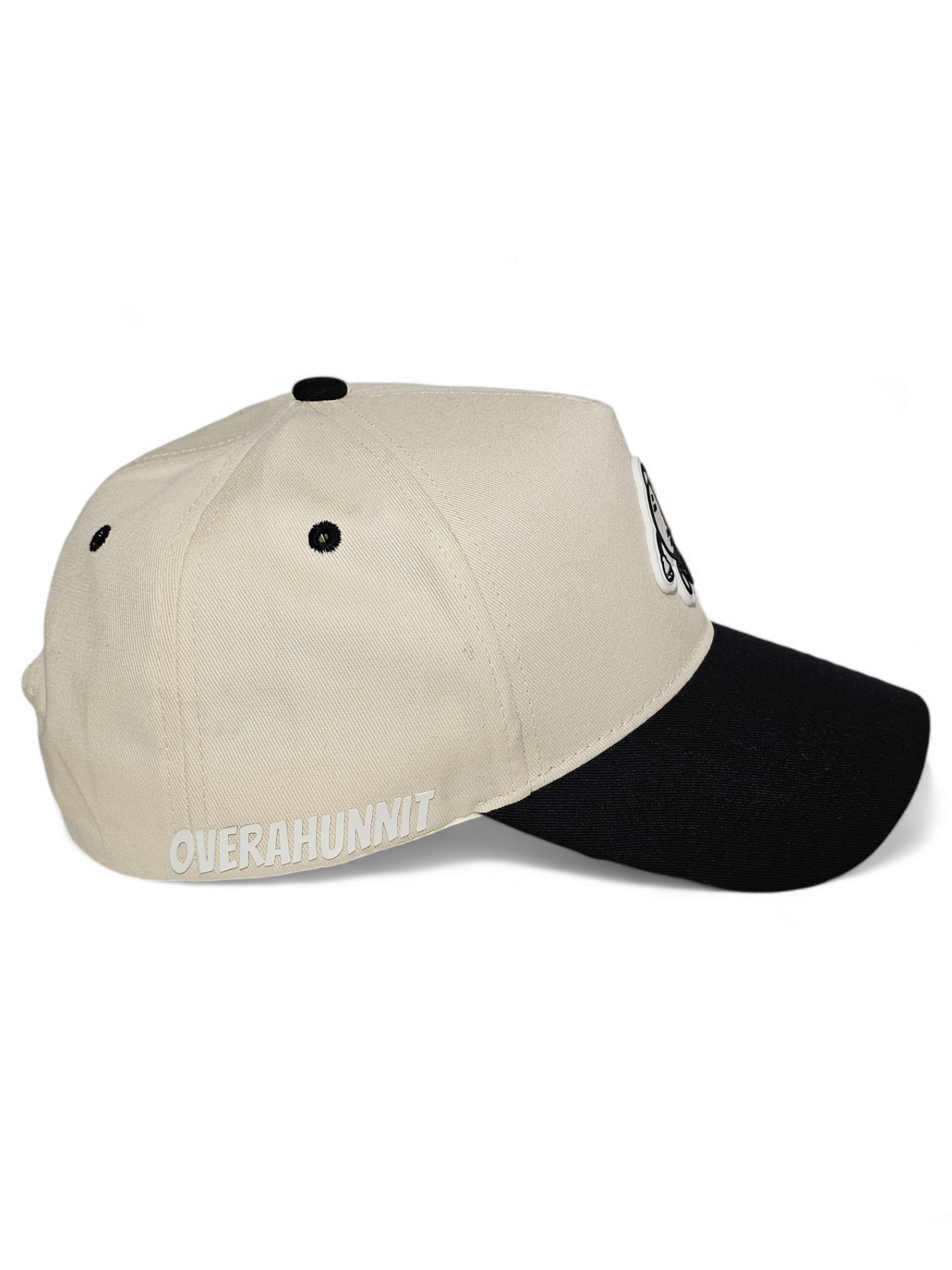 Black/ Beige SnapBack Hat