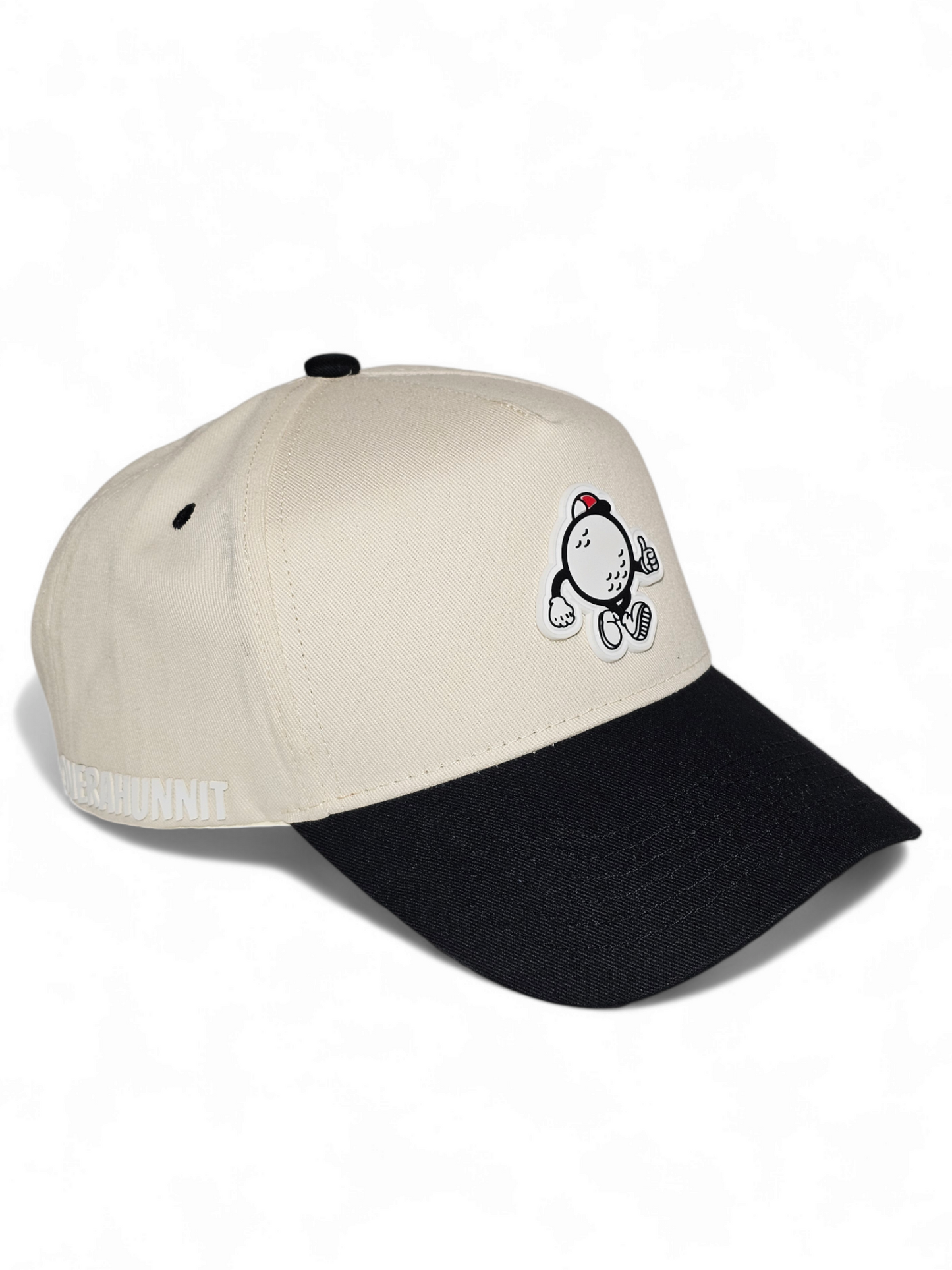 Black/ Beige SnapBack Hat