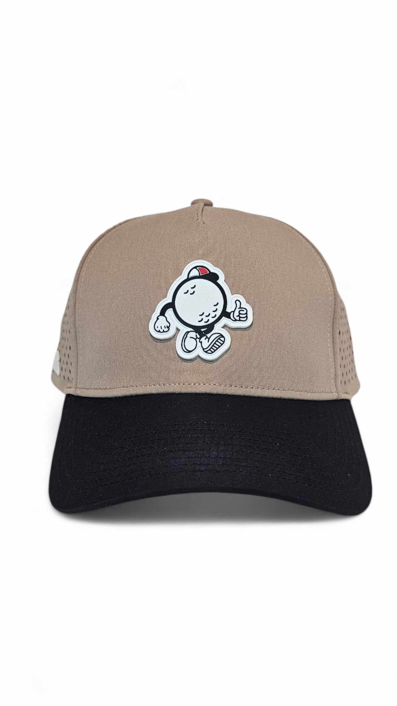 "Kaki&Black"Snapback Golf Hat