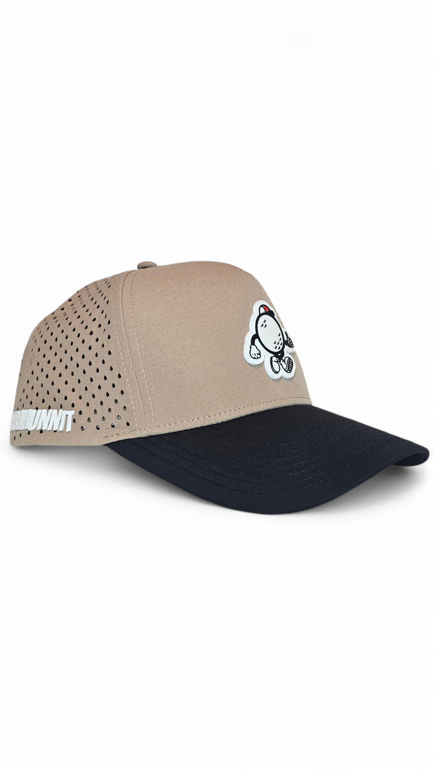 "Kaki&Black"Snapback Golf Hat